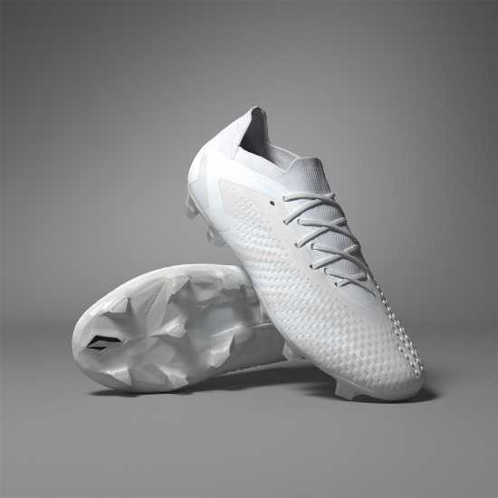 Adidas Predator Accuracy.1 Low Firm Ground Boots White Детски футболни бутонки