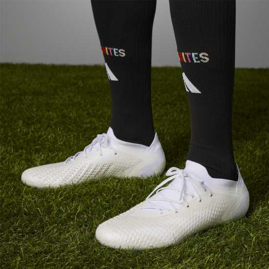 Adidas Predator Accuracy.1 Low Firm Ground Boots White Детски футболни бутонки