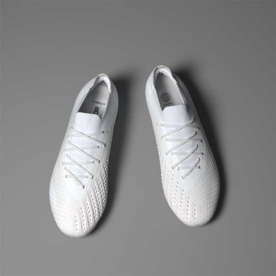 Adidas Predator Accuracy.1 Low Firm Ground Boots White Детски футболни бутонки