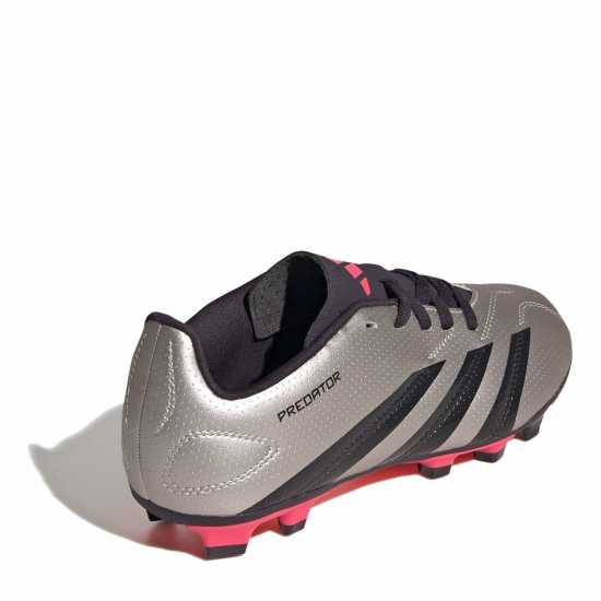 Adidas Predator 24 Club Junior Flexible Ground Football Boots Сребро/Черно 