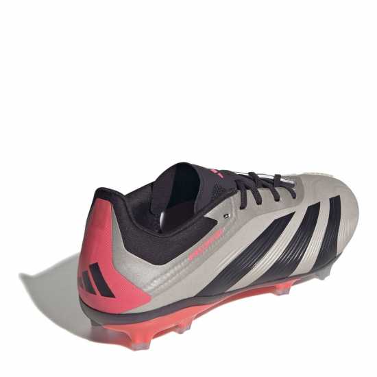 Adidas Predator 24 Elite Junior Firm Ground Football Boots Сребро/Черно 