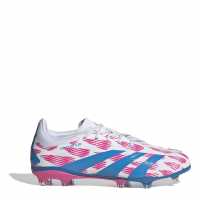 Adidas Predator 24 Elite Junior Firm Ground Football Boots Бяло/Розово Детски футболни бутонки