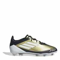 Adidas F50 Pro Juniors Firm Ground Football Boots Злато/Черно Детски футболни бутонки