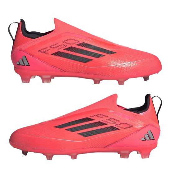 Adidas F50 Pro Laceless Juniors Firm Ground Football Boots  