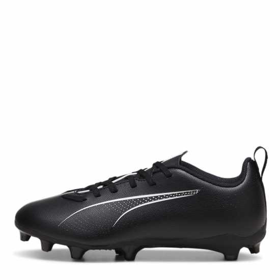 Puma Ultra Play Junior Firm Ground Football Boots Черно/Бяло Детски футболни бутонки