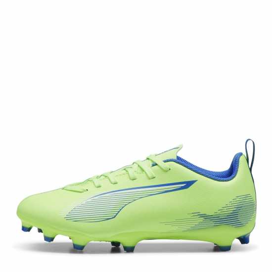 Puma Ultra Play Junior Firm Ground Football Boots Зелено/Бяло/Синьо 