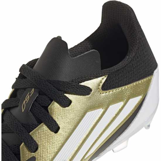 Adidas F50 League Junior Firm Ground Football Boots Злато/Черно Детски футболни бутонки