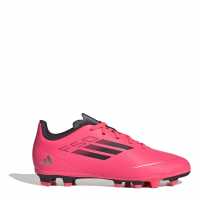 Adidas F50 Club Junior Firm Ground Football Boots Pink/Black Детски футболни бутонки