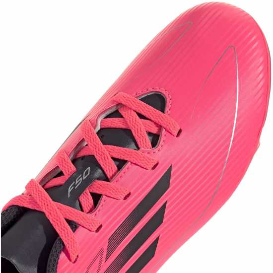 Adidas F50 Club Junior Firm Ground Football Boots Pink/Black Детски футболни бутонки