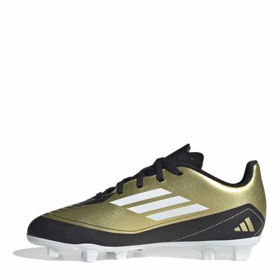 Adidas F50 Club Junior Firm Ground Football Boots Злато/Черно Детски футболни бутонки