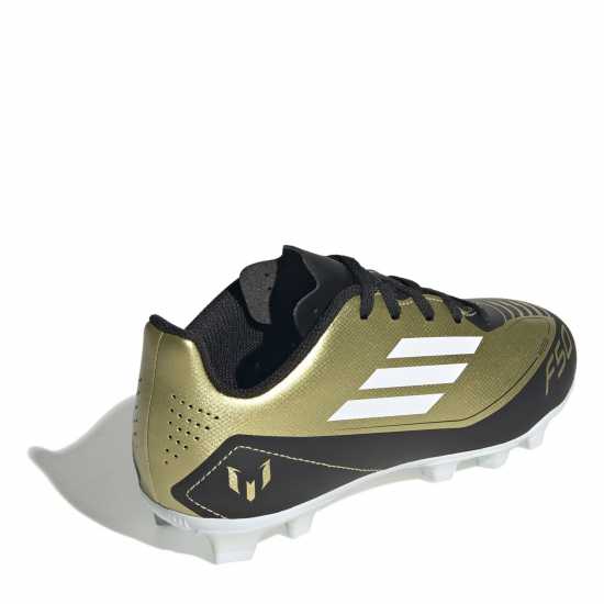 Adidas F50 Club Junior Firm Ground Football Boots Злато/Черно Детски футболни бутонки