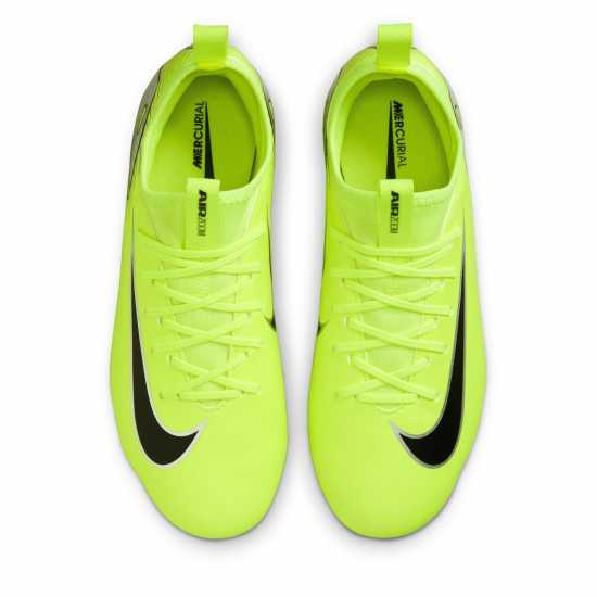 Nike Zoom Mercurial Vapor 16 Academy Juniors Firm Ground Football Boots Волт/Черен 