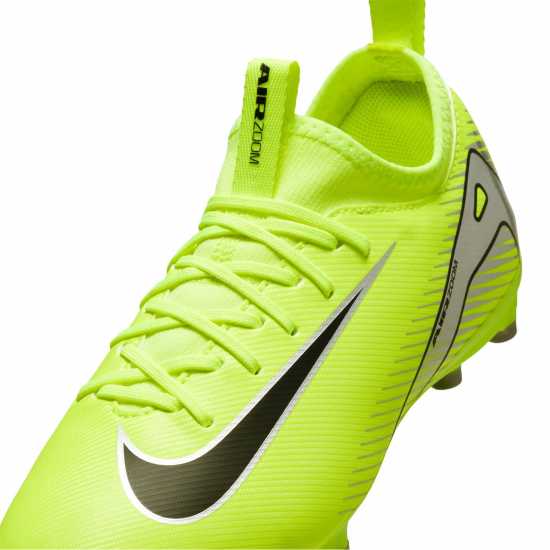 Nike Zoom Mercurial Vapor 16 Academy Juniors Firm Ground Football Boots Волт/Черен 