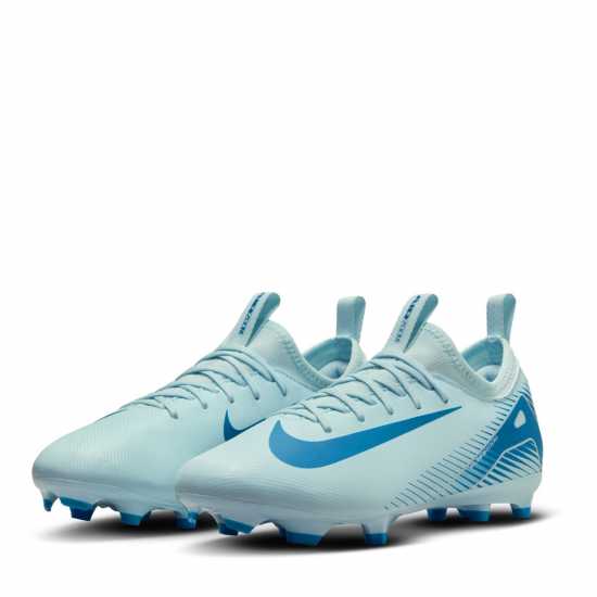 Nike Zoom Mercurial Vapor 16 Academy Juniors Firm Ground Football Boots Синьо/Балтийско 