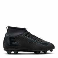 Nike Mercurial Superfly 10 Club Junior Firm Ground Football Boots Черно/Зелено 