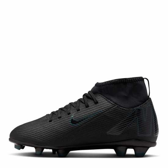 Nike Mercurial Superfly 10 Club Junior Firm Ground Football Boots Черно/Зелено 