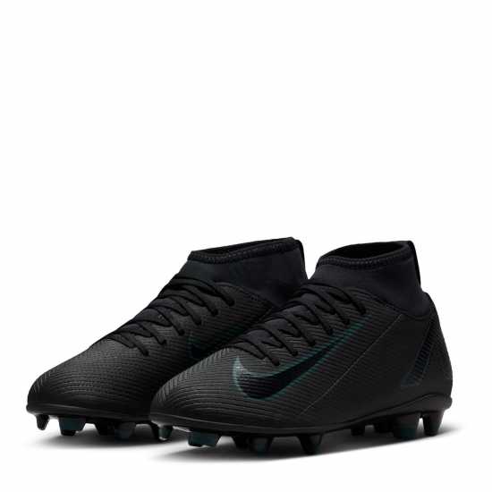 Nike Mercurial Superfly 10 Club Junior Firm Ground Football Boots Черно/Зелено 