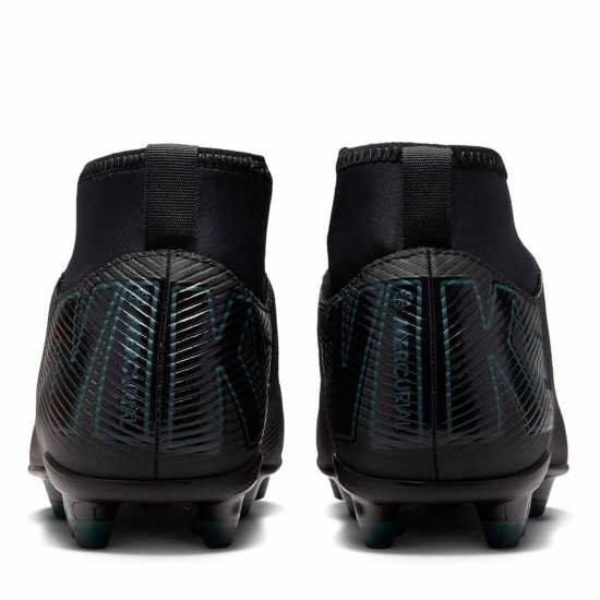 Nike Mercurial Superfly 10 Club Junior Firm Ground Football Boots Черно/Зелено 