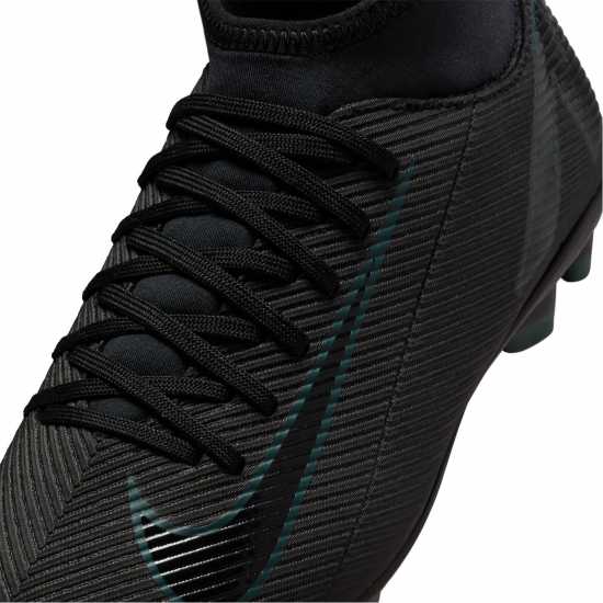 Nike Mercurial Superfly 10 Club Junior Firm Ground Football Boots Черно/Зелено 