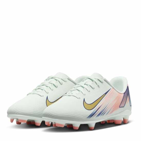 Nike Mercurial Vapor 16 Club Junior Firm Ground Football Boots Зелено/Бяло 