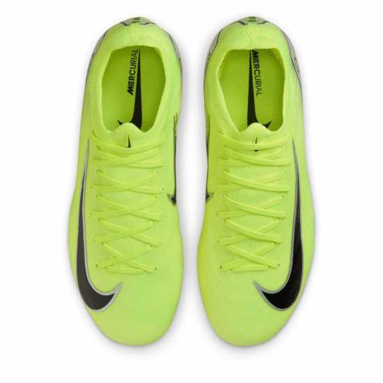 Nike Mercurial Vapor 16 Pro Juniors Firm Ground Football Boots Волт/Черен 