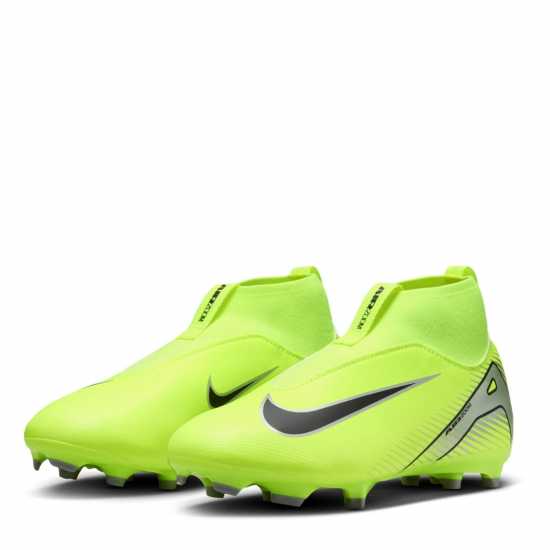 Nike Zoom Mercurial Superfly 10 Academy Juniors Firm Ground Football Boots Волт/Черен 