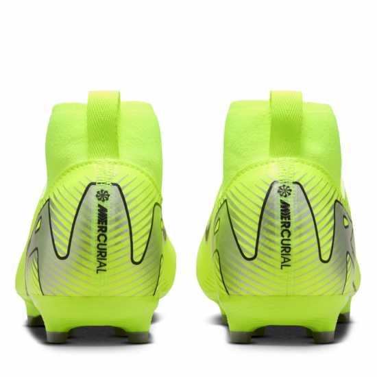 Nike Zoom Mercurial Superfly 10 Academy Juniors Firm Ground Football Boots Волт/Черен 