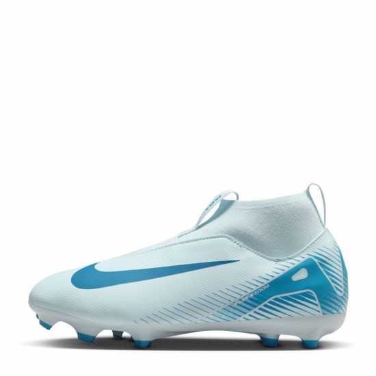 Nike Zoom Mercurial Superfly 10 Academy Juniors Firm Ground Football Boots Синьо/Балтийско Детски футболни бутонки