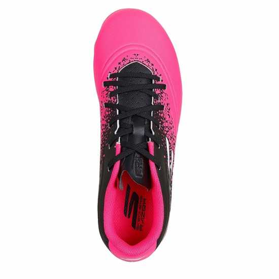 Skechers Razor Juniors Firm Ground Football Boot Black/Pink 