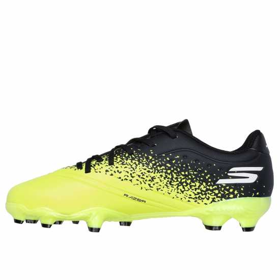 Skechers Razor Juniors Firm Ground Football Boot Жълто/Черно 