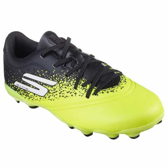 Skechers Razor Juniors Firm Ground Football Boot Жълто/Черно 