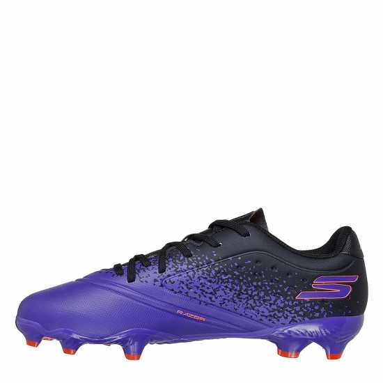 Skechers Razor Juniors Firm Ground Football Boot Purple/Black 