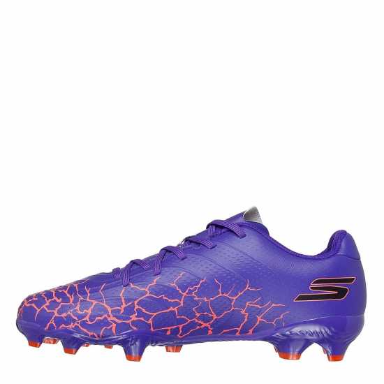 Skechers Skx_01 Junior Firm Ground Football Boots Purple/Black 