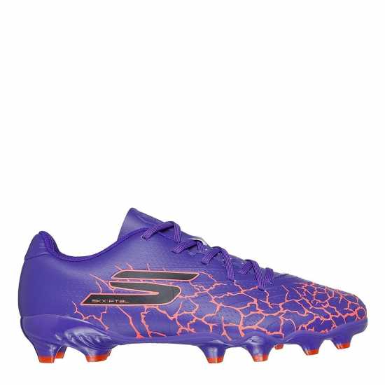 Skechers Skx_01 Junior Firm Ground Football Boots Purple/Black 