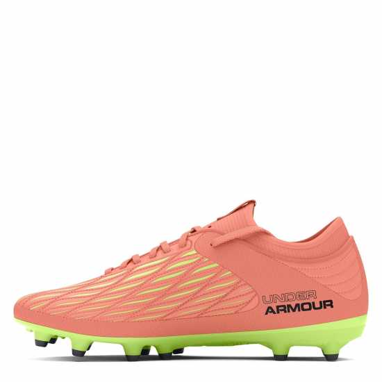 Under Armour Magnetico Elite 4 Junior Firm Ground Football Boots Оранжево пламък Детски футболни бутонки