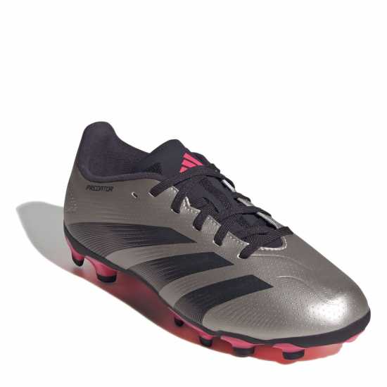 Adidas Predator League Childrens Multi-Ground Football Boots Платина/Черно/Турбо 