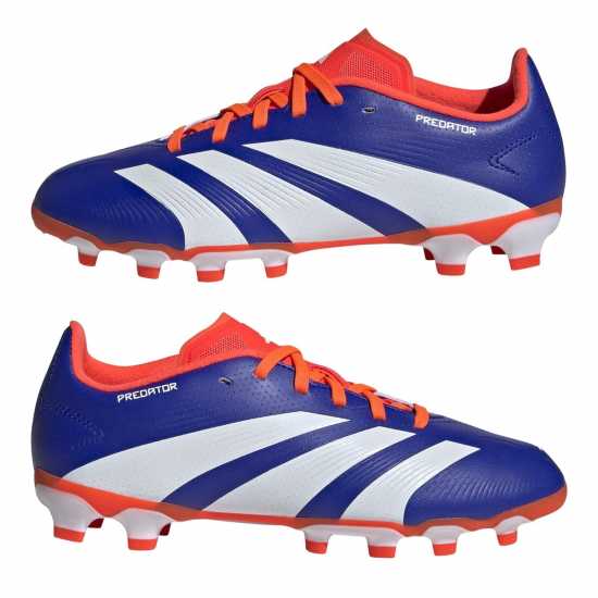 Adidas Predator League Childrens Multi-Ground Football Boots Син/Бял/Червен Детски футболни бутонки