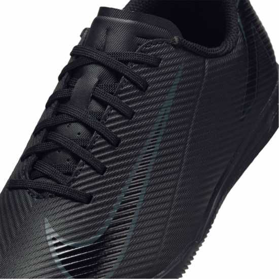 Nike Mercurial Vapor 16 Club Juniors Indoor Football Boots Черно/Зелено Детски футболни бутонки