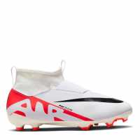 Nike Mercurial Superfly 9 Academy Junior Firm Ground Football Boots Crimson/White Детски футболни бутонки