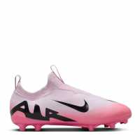 Nike Mercurial Vapour 15 Academy Junior Firm Ground Football Boots Pink/Black Детски футболни бутонки