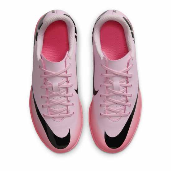 Nike Mercurial Vapor Club Junior Indoor Football Boots Розово/Черно Детски футболни бутонки