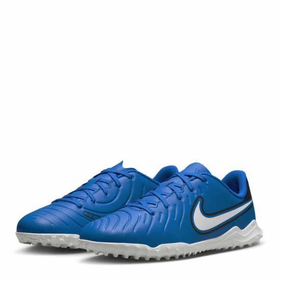 Nike Детски Бутонки Изкуствена Трева Tiempo Legend 10 Club Junior Astro Turf Football Trainers Синьо/Балтийско Детски футболни бутонки