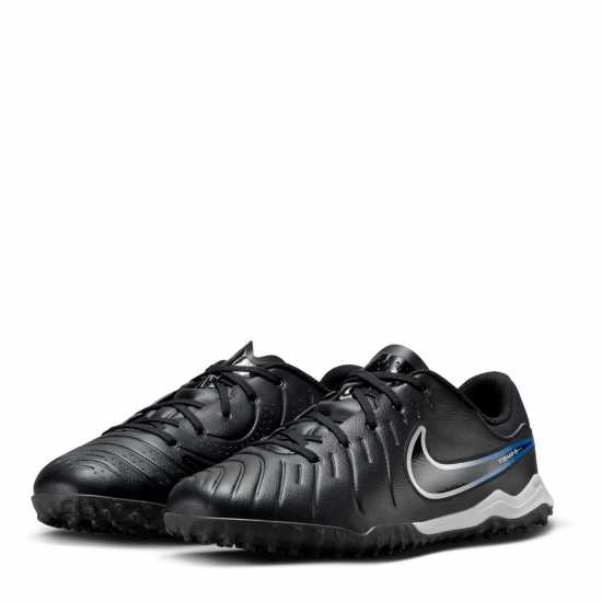 Nike Tiempo Legend 10 Academy Junior Astro Turf Football Boots Черно/хром Футболни стоножки