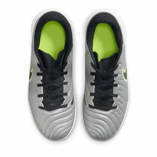 Nike Tiempo Legend 10 Academy Junior Astro Turf Football Boots Сребро/Волт 