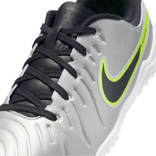 Nike Tiempo Legend 10 Academy Junior Astro Turf Football Boots Сребро/Волт 