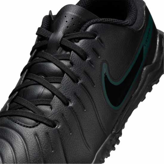 Nike Tiempo Legend 10 Academy Junior Astro Turf Football Boots Черно/Зелено Детски футболни бутонки