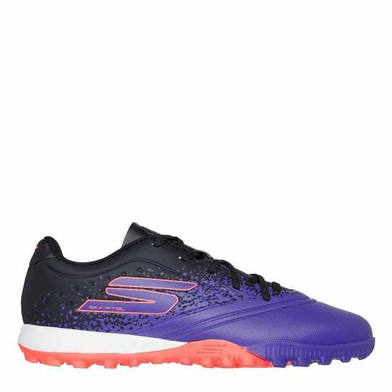 Skechers Razor Junior Astro Turf Football Boots Лилаво/Черно 