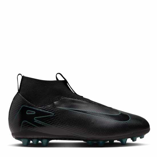 Nike Zoom Mercurial Superfly Academy Juniors Artificial Ground Football Boots Черно/Зелено Детски футболни бутонки