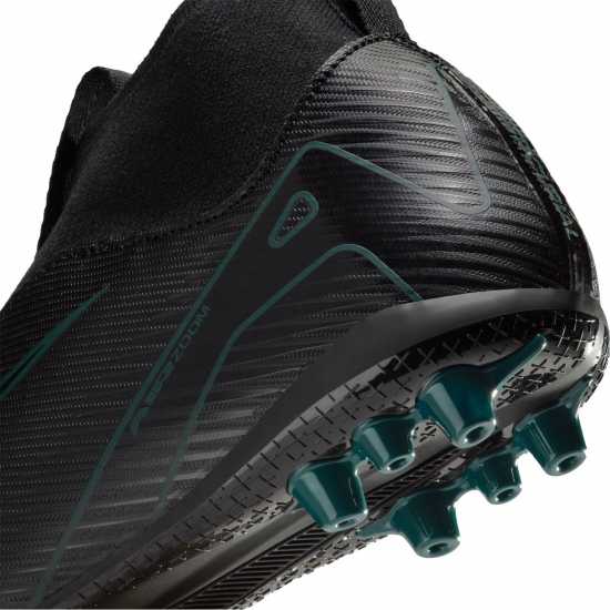 Nike Zoom Mercurial Superfly Academy Juniors Artificial Ground Football Boots Черно/Зелено Детски футболни бутонки