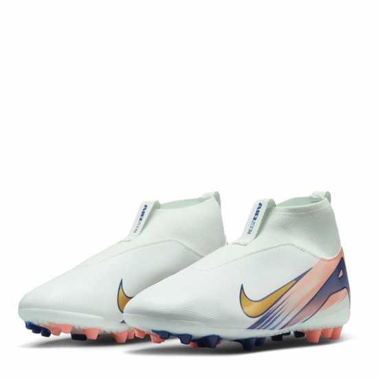 Nike Zoom Mercurial Superfly Academy Juniors Artificial Ground Football Boots Green/White Детски футболни бутонки